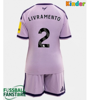 Newcastle United Tino Livramento #2 Replik 3rd trikot Kinder 2026-27 Kurzarm (+ Kurze Hosen)
